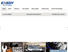 Tablet Screenshot of exedy.com.au