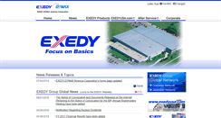 Desktop Screenshot of eda.exedy.com