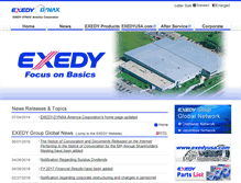 Tablet Screenshot of eda.exedy.com
